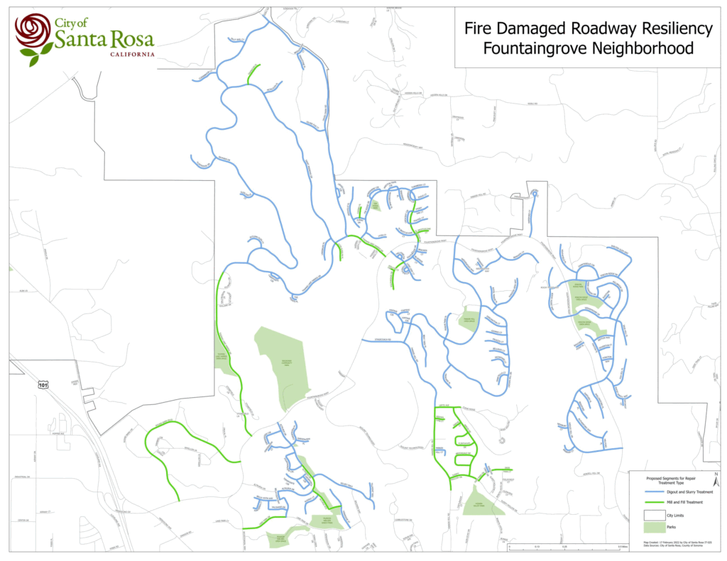 Fountaingrove Area Map